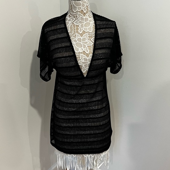 Jordan Taylor Bell-Sleeve Swim Cover-Up Tunic - Picture 3 of 9